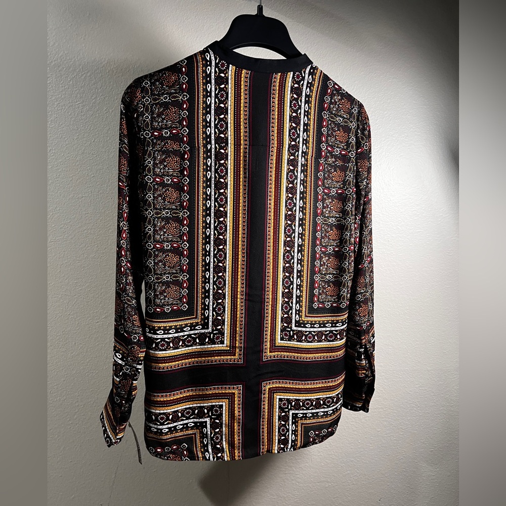 A.L.C. Multicolor Patterned Blouse NWT - image 4